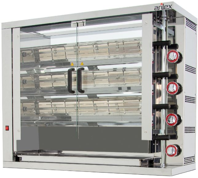 Asador De Pollos a Gas 3 Espadas 3ASG Arilex