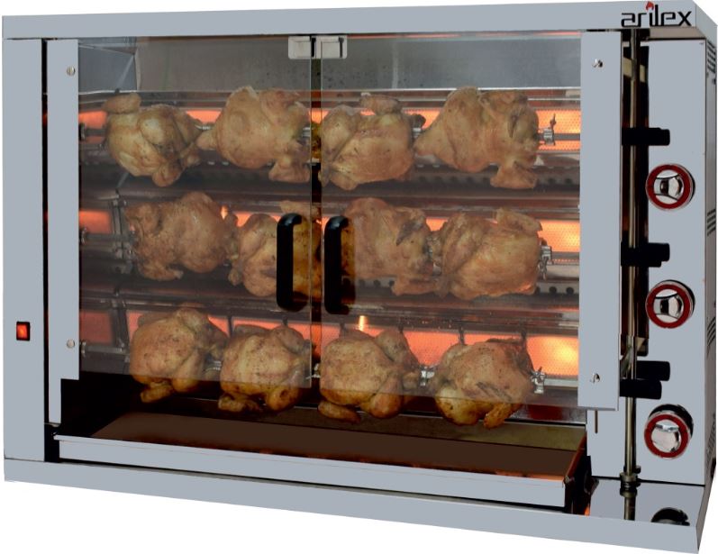 Asador De Pollos a Gas 3 Espadas 3ASG Arilex - Imagen 2