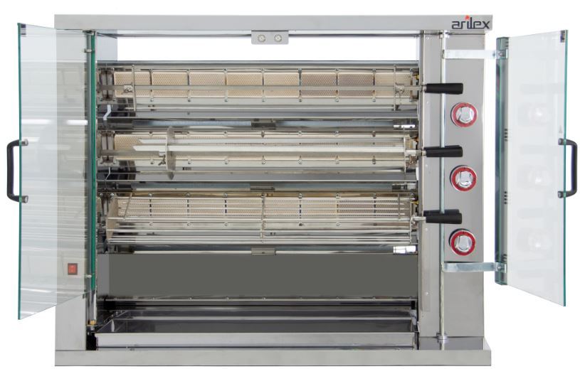 Asador De Pollos a Gas 4 Espadas 4ASG Arilex