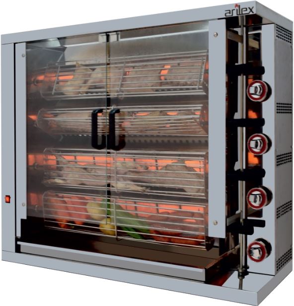 Asador De Pollos a Gas 4 Espadas 4ASG Arilex - Imagen 2