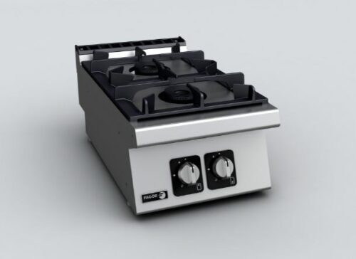 Cocina a Gas con Fuegos Abiertos Sobremesa C-G720 Fagor
