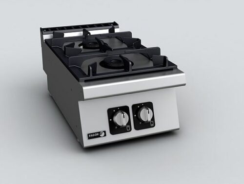 Cocina a Gas con Fuegos Abiertos Sobremesa C-G720 H Fagor