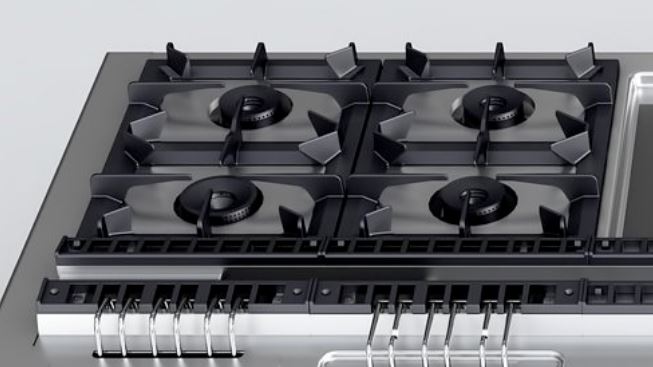 Cocina a Gas con Fuegos Abiertos Sobremesa C-G740 Fagor - Imagen 2