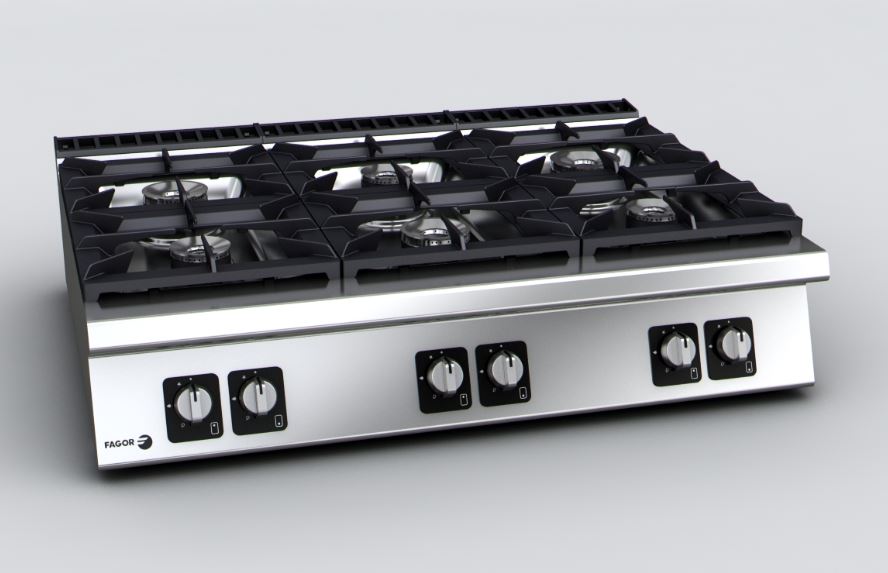 Cocinas a Gas Fuegos Abiertos C-G960 H Fagor