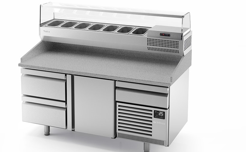 Mesa Refrigerada Pizza MP 1740 CN Infrico
