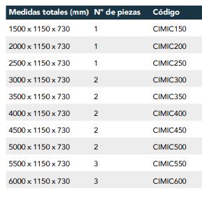 Campana Mural Invertida Compesada CIMIC250 Distform - Imagen 2