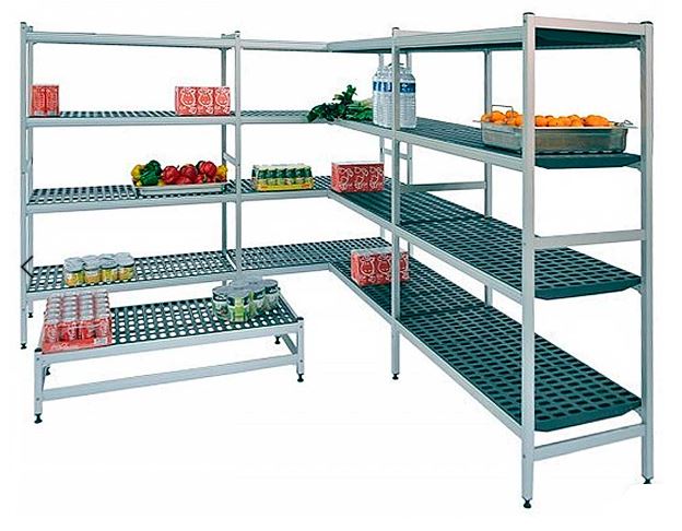 Estantería De Aluminio Lineal Altura 1700 Fondo 370 De 4 Niveles EAL00063 Distform