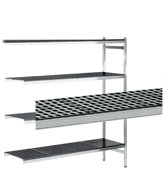 Estantería De Aluminio Angular Altura 1700 Fondo 570 De 5 Niveles Con Soporte EAA00272 Distform