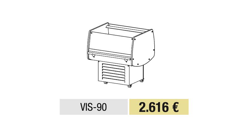 Vitrina Isla Gama Vis VIS-90 Docriluc - Imagen 2