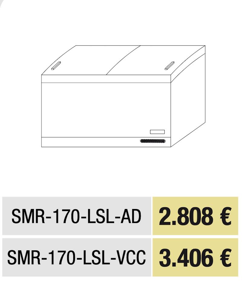 Conservador Expositor de Congelados (pre-Congelados) SMR-170-LSL-AD Docriluc - Imagen 3