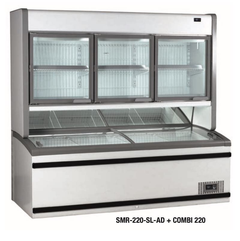 Conservador Expositor de Congelados (pre-Congelados) COMBI 2200 Docriluc