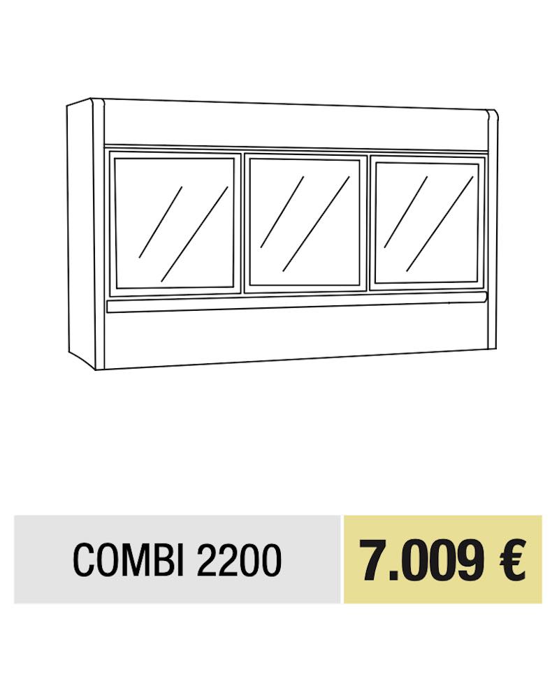 Conservador Expositor de Congelados (pre-Congelados) COMBI 2200 Docriluc - Imagen 3