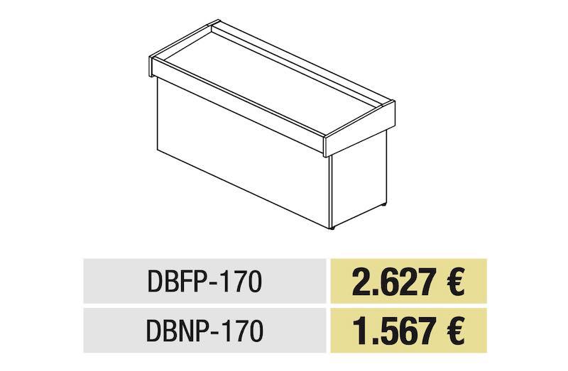 Serie mostrador DBNP Pescadería DBFP-170 Docriluc - Imagen 2