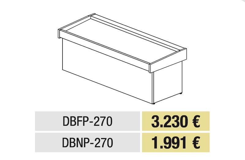 Serie mostrador DBNP Pescadería DBFP-270 Docriluc - Imagen 2