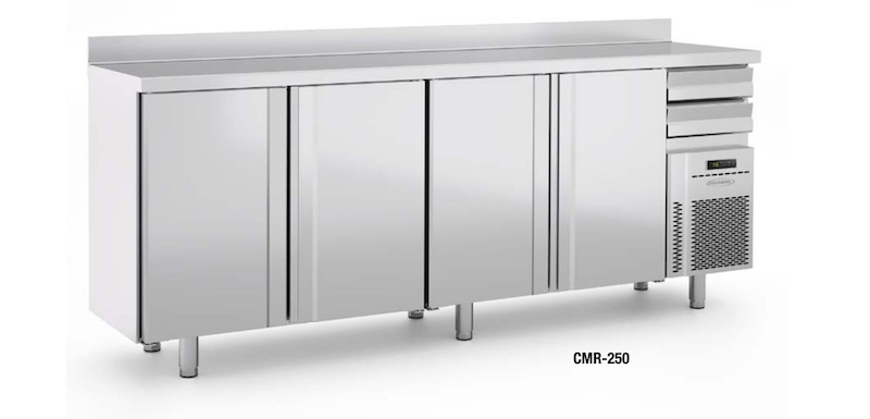 Frente Mostrador Snack, Refrigeración y Preinstalación CMR-250 Docriluc