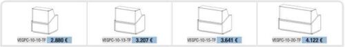 Vitrina Expositora Modular Pastelera VEGPC-10 VEGPC-10-10-TF Docriluc