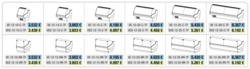 Vitrina Expositora Modular VE-12 VE-12-20-C-TF Docriluc