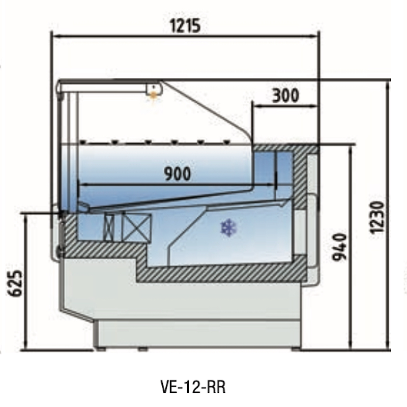 Vitrina Expositora Modular VE-12 VE-12-10-RR-TF Docriluc - Imagen 2