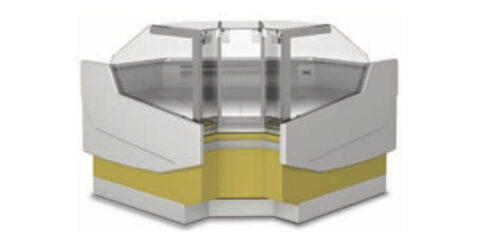 Angulos Vitrina Expositora Refrigerada VES-12-AN90-RR Docriluc