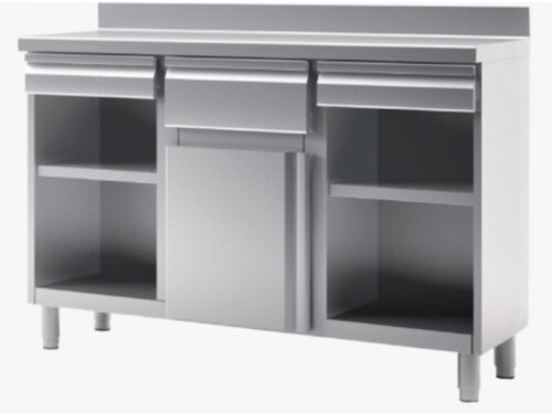 Serie Mesa Cafetería y Estantería Speed MCD-150 Docriluc