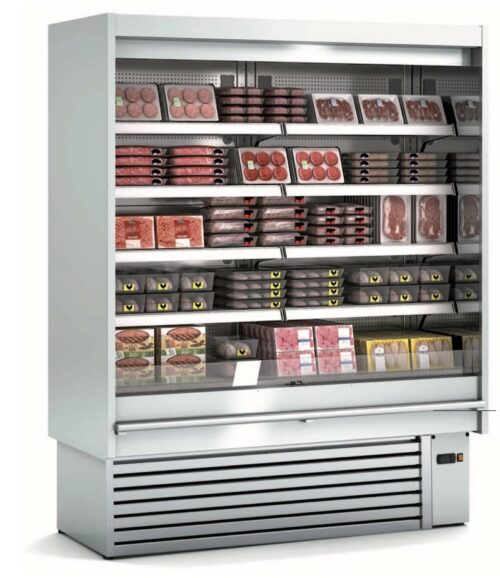 Vitrina Expositora Mural Gama Cedar Abierta M1-M2 INOX DS1 09 I M2 Docriluc