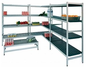 Estantería De Aluminio Lineal Altura 2000 Fondo 570 De 5 Niveles, 2 Soportes EAL00595 Distform