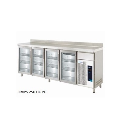 Frente Mostrador con Puerta de Cristal FMPS-250 HC PC Edenox