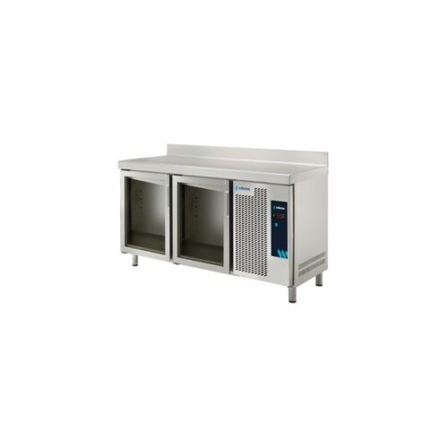 Mesas Refrigeradas Snack con puerta de cristal de -2° a +8° C MPS-150 HC PC Edenox