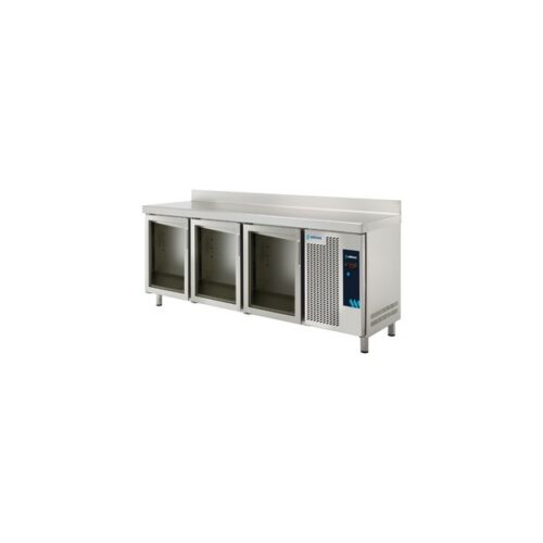Mesas Refrigeradas Snack con puerta de cristal de -2° a +8° C MPS-200 HC PC Edenox