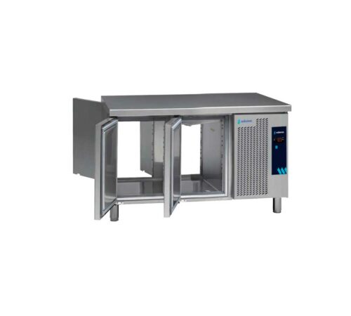 Mesas Refrigeradas Gastronorm con Puertas Pasantes Serie GN 1/1 MPGC-135 HC Edenox