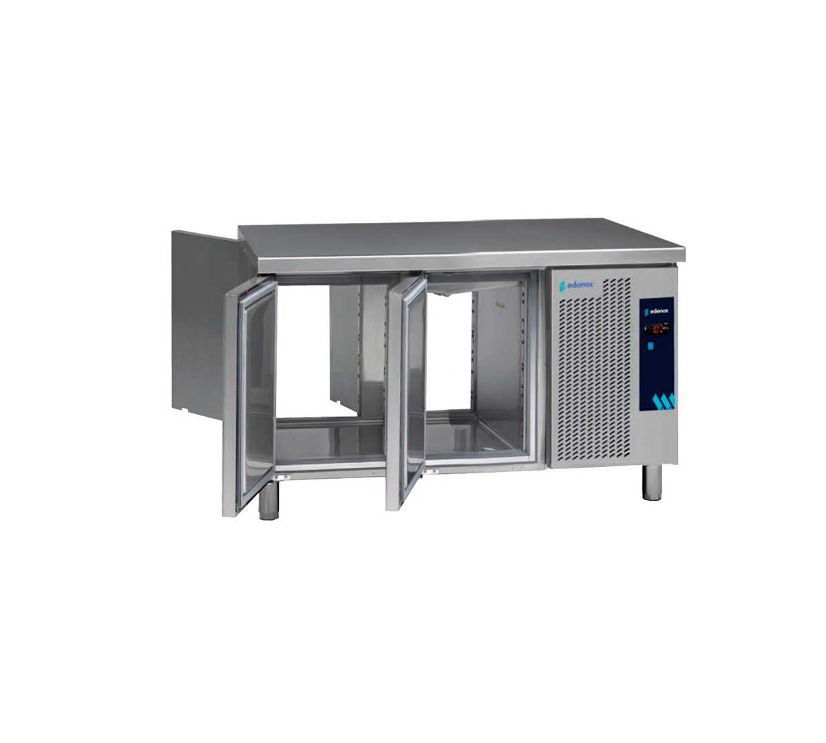 Mesas Refrigeradas Gastronorm con Puertas Pasantes Serie GN 1/1 MPGC-135 HC Edenox