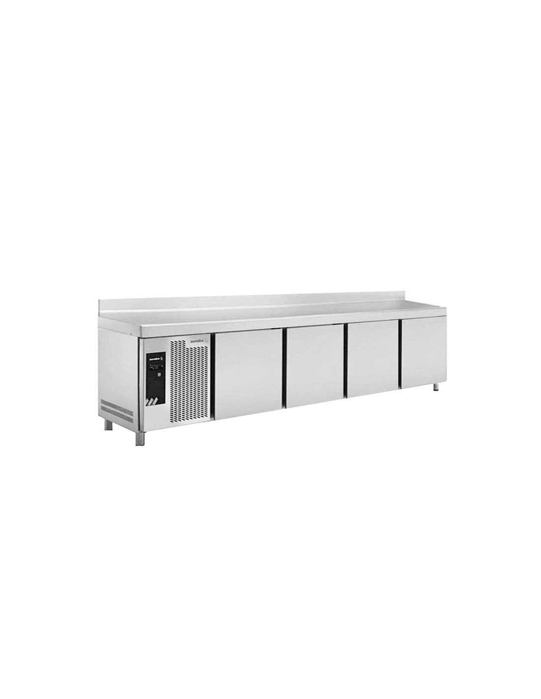Mesas Refrigeradas Gastronorm con Puertas Pasantes Serie GN 1/1 MPGB-225 HC Edenox