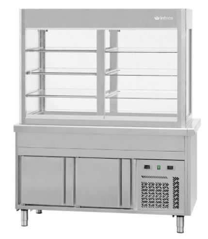 Vitrina Refrigerada Placa Fria SSPFFV4 Infrico