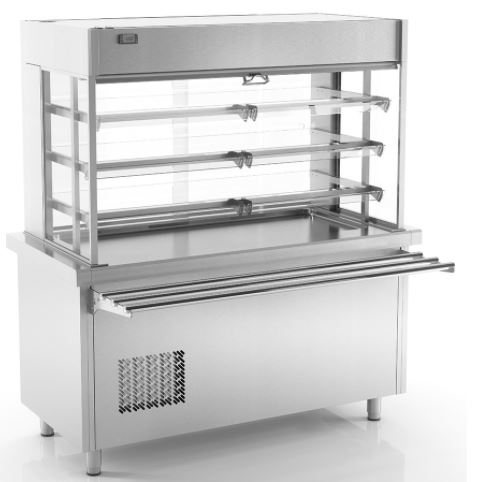 Vitrina Refrigerada Self Abierta De Tres Niveles SSPFAVA4 Infrico
