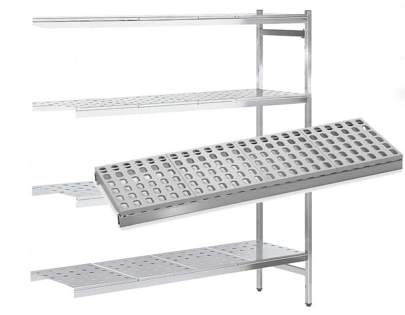 Estantería de Pie Inoxidable Lineal altura 1800 KIT00116 Distform