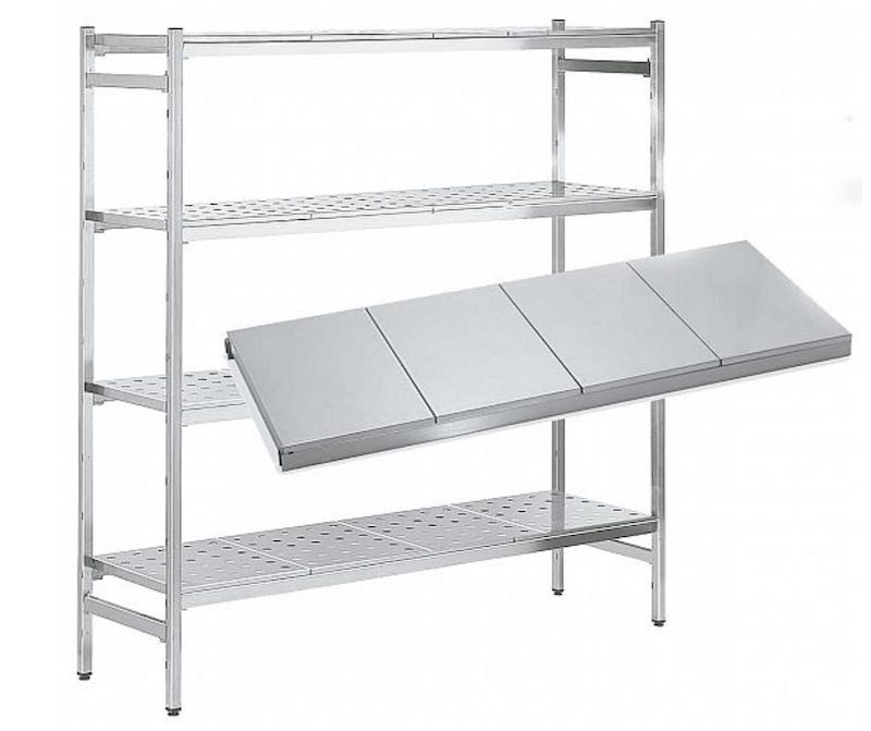 Estantería de Pie Inoxidable Lineal altura 1800 KIT00202 Distform