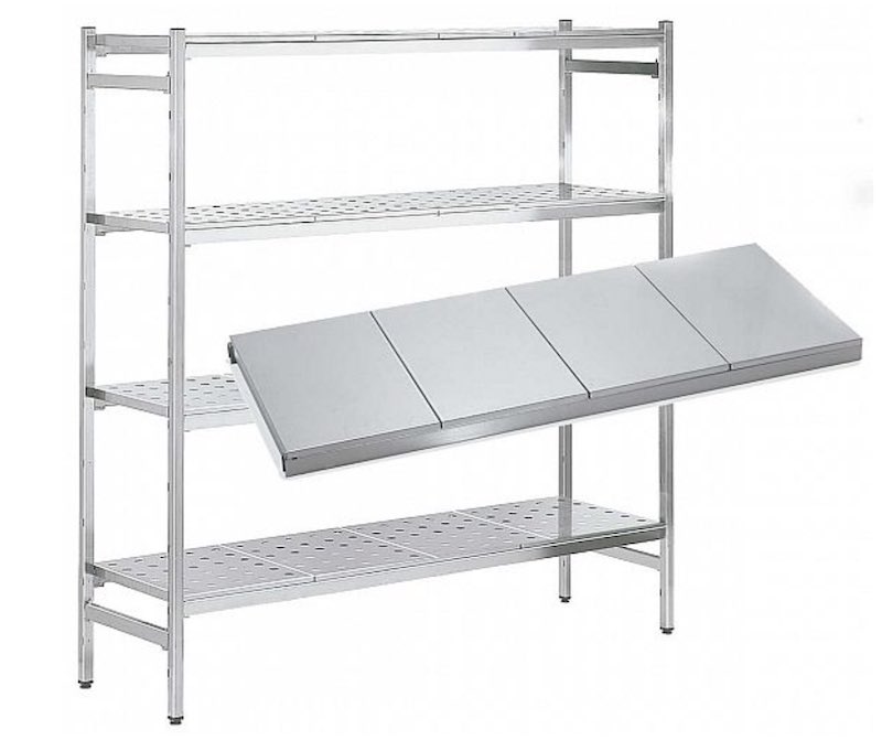 Estantería de Pie Inoxidable Lineal altura 1800 KIT00230 Distform
