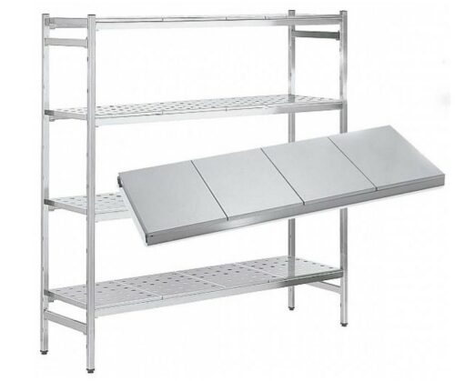 Estantería de Pie Inoxidable Lineal altura 1800 KIT00301 Distform