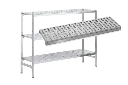 Estantería de Pie Inoxidable Angulares altura 1800 KIT02045 Distform