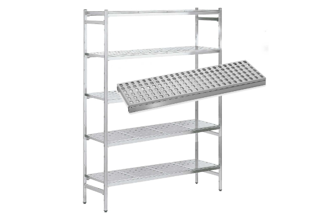 Estantería de Pie Inoxidable Lineal altura 1800 KIT00368 Distform