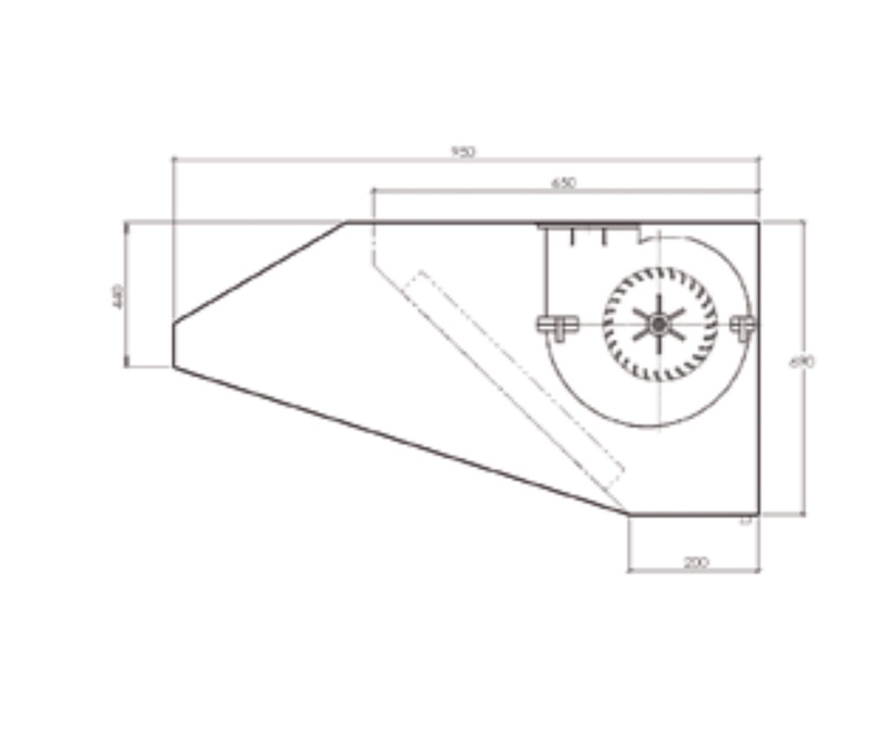 Campana Mural con Turbina Serie 95 CS952025 Distform - Imagen 2