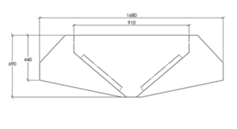 Campana Central Snack CSC02750 Distform - Imagen 2