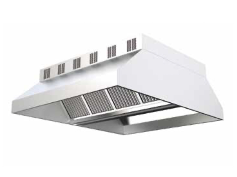 Campana Central Compensada Serie Industrial con Plenum de Regulación CICCP400 Distform