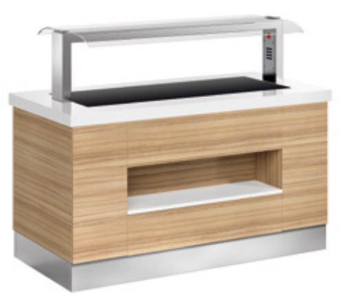 Buffet Placa Caliente De Cristal Templado JVBP1GN5 Distform