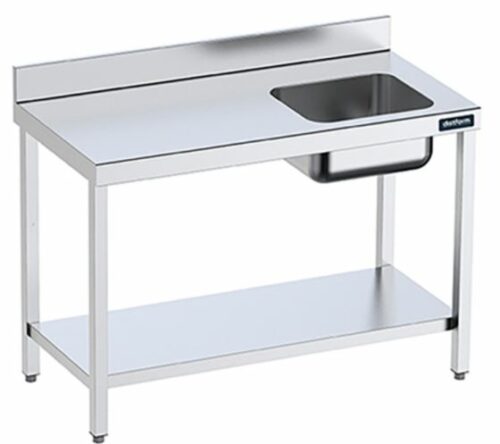 Mesas De Trabajo Mural Con Cubeta Derecha Y Estante Gama 600 FCDE6014 Distform