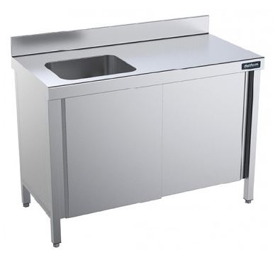 Mesas de Trabajo Con Cubeta Izquierda Y Puertas Gama 700 FPCI7028 Distform