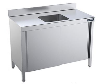 Mesas de Trabajo Con Cubeta Central Y Puertas Gama 700 FPCC7020 Distform