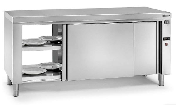 Mesa Central Caliente Con Pasante Gama 700 Con Encimera F0430104 Distform
