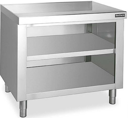 Mueble Con Estantes Pasantes Con Encimera Central Gama 600 F0070042 Distform