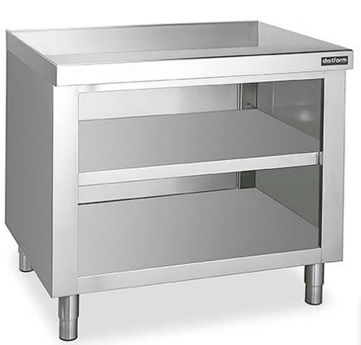 Mueble Con Estantes Pasantes Con Encimera Central Gama 700 F0070052 Distform